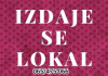 Izdaje se lokal u Bijeljini