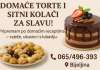Domaće torte i sitni kolači za slavsku trpezu