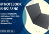 Laptop HP Notebook 15; i5-8250U; 16GB RAM; AMD R5 M330; 120GB SSD
