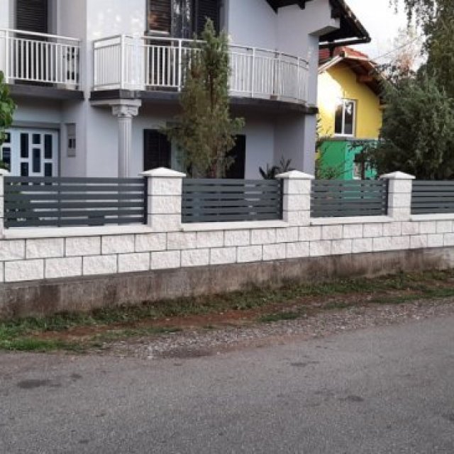 Postavljanje panelne i žičane  ograde