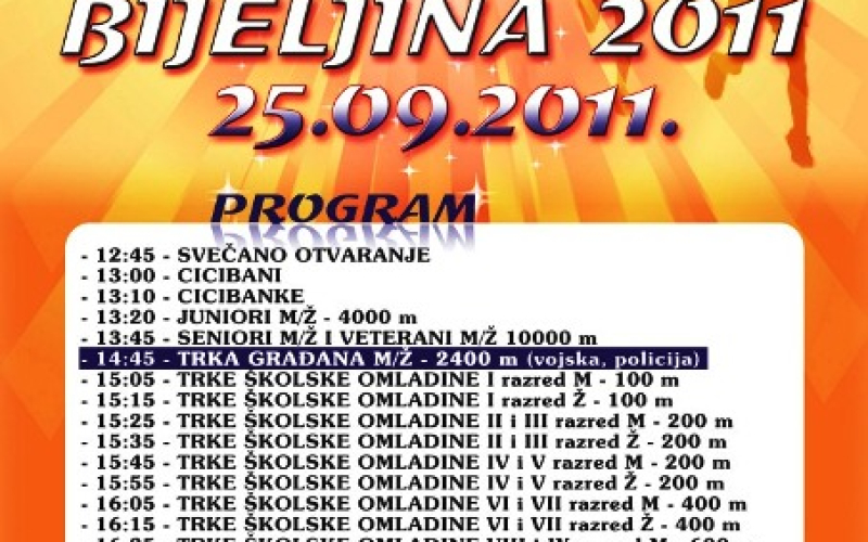 Ulična trka - Trči Bijeljina