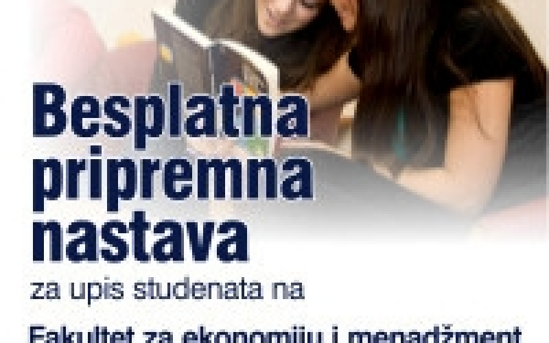 Besplatna pripremna nastava za upis studenata