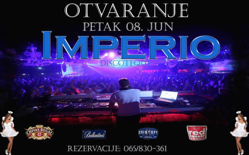 Otvaranje diskoteke Imperio