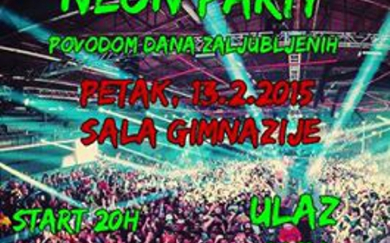 Srednjoškolski Neon Party