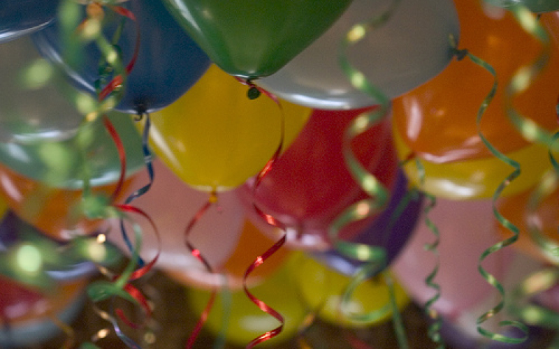 Lucky balloon party