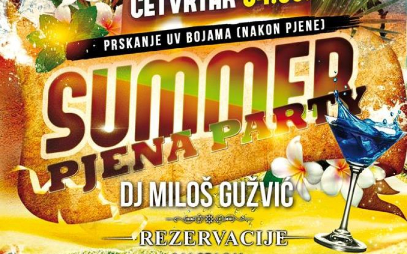 Pjena Party - DJ Miloš Gužvić