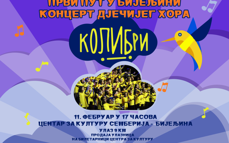 Nastup hora Kolibri - RASPRODATO