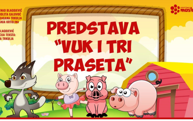 Vuk i tri praseta