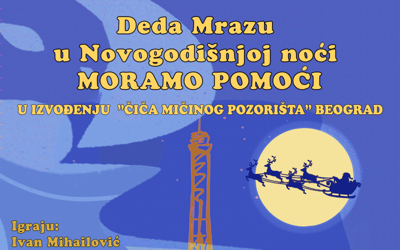 Deda  mrazu u Novogodišnjoj noći moramo pomoći