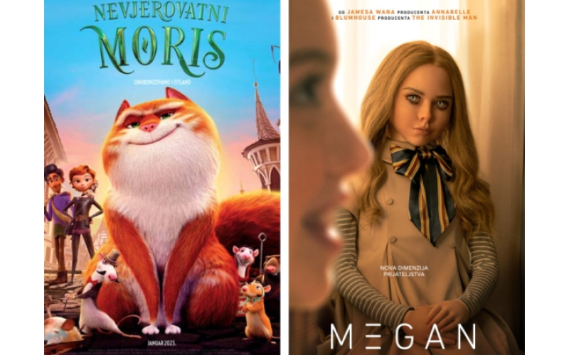 Bioskopski repertoar: Nevjerovatni Moris i M3GAN