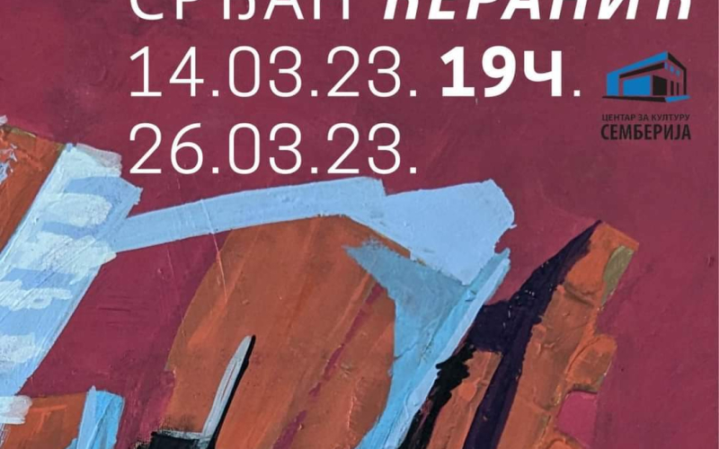 Otvaranje izložbe slika Srđana Ćeranića