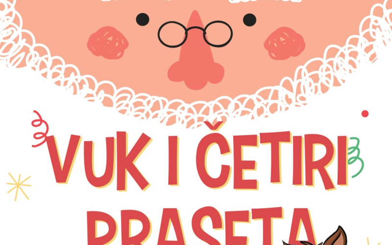 Vuk i četiri praseta