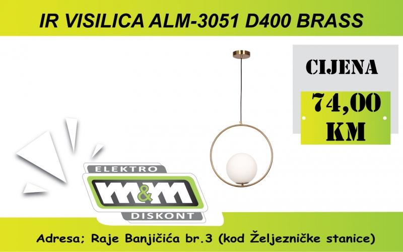 IR VISILICA ALM-3051 D400 BRASS