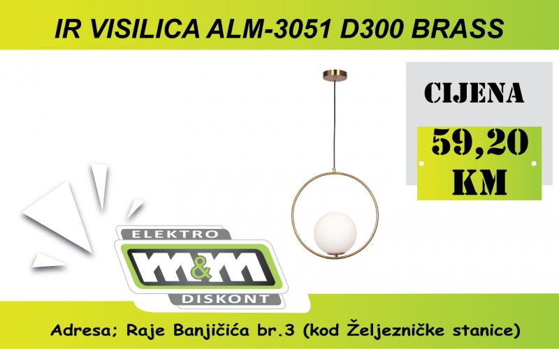 IR VISLICA ALM-3051 D300 BRASS