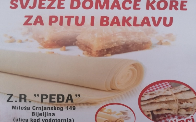 Domace kore za pitu i baklavu