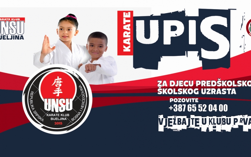 BESPLATAN UPIS U KARATE ŠKOLU