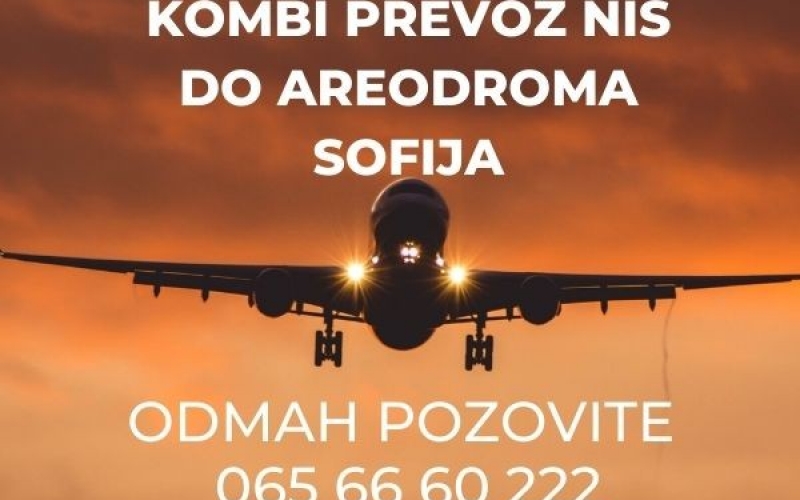 Kombi prevoz putnika do aerodroma Sofija