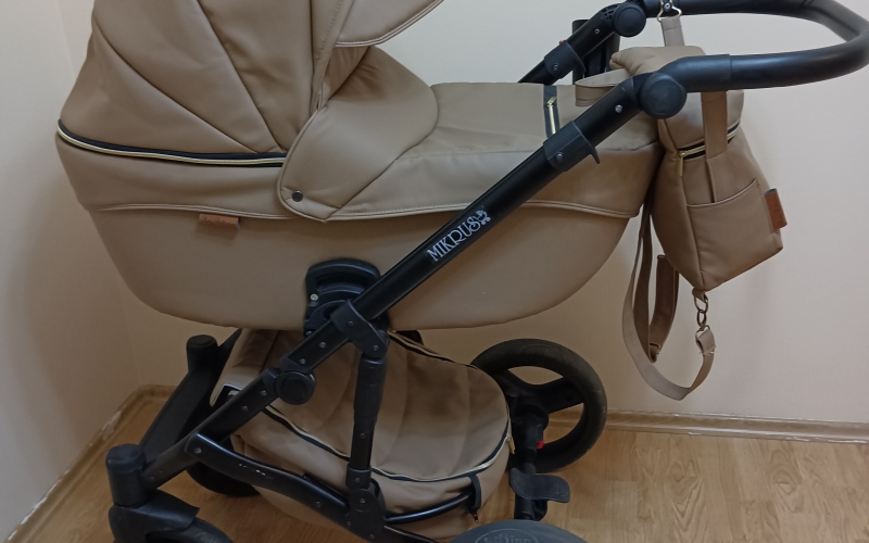 Kolica za bebu Kummer Comodo Gold line 3 u 1 Coffee