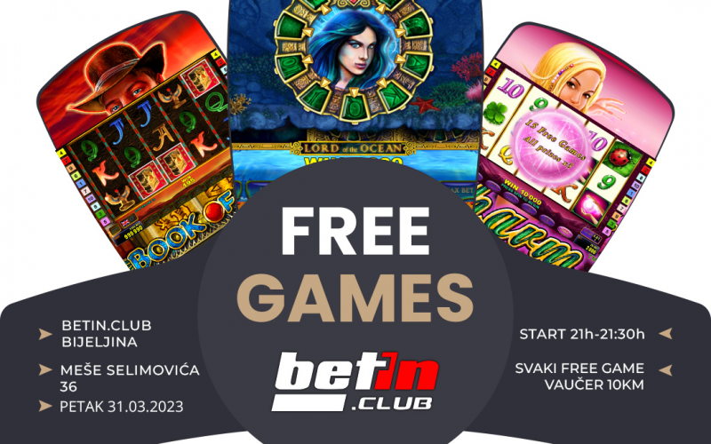 Bonus igra za igrače BetIn.Club Casino Bijeljina Meše Selimovića 36