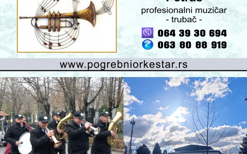 Orkestar muzika za sahrane trubači pogrebni orkestar