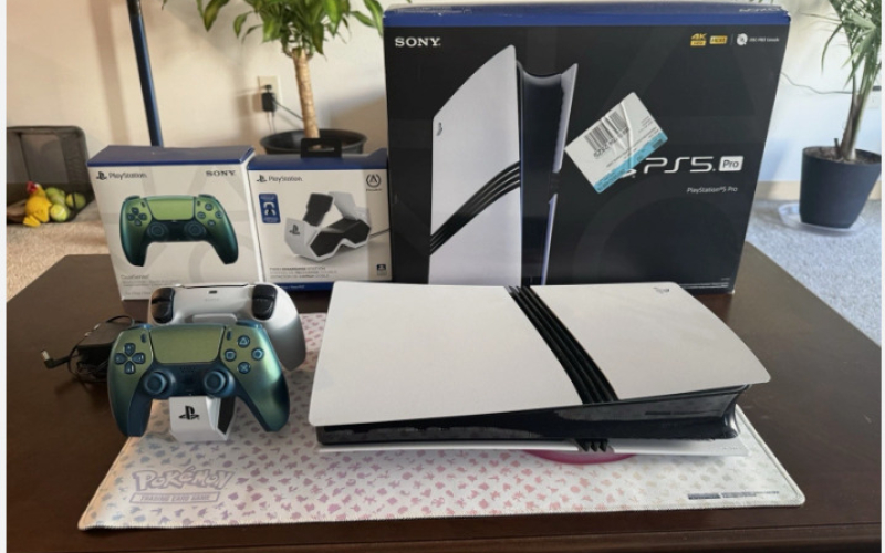 Sony PlayStation 5 Pro 2TB Gaming Console, Extras + Full BUNDLE