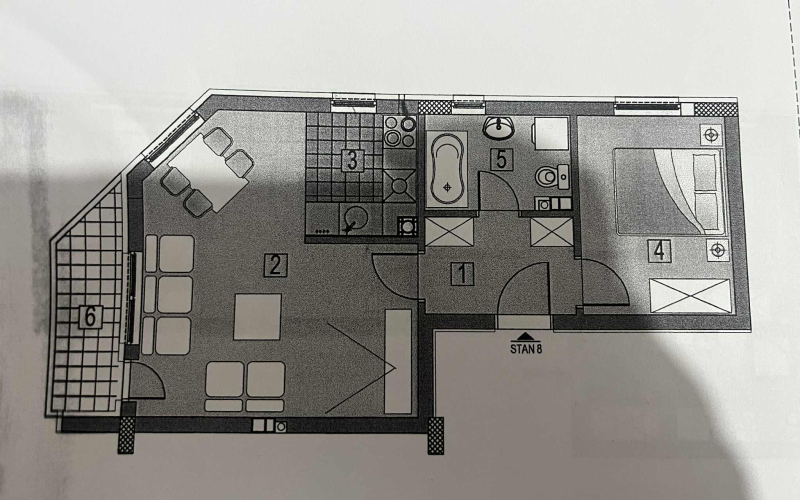 NA prodaju stan 46m2 useljiv za 2 mjeseca u BN