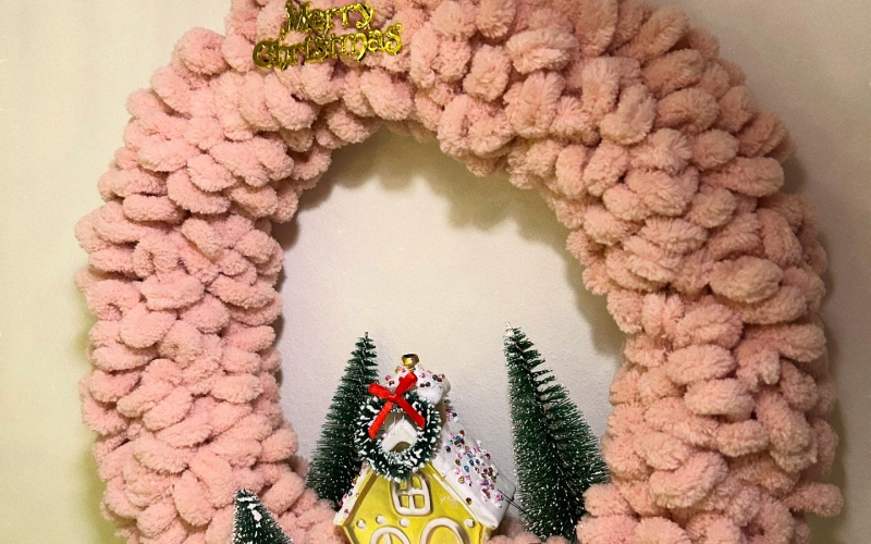 Izrada novogodišnjih venaca