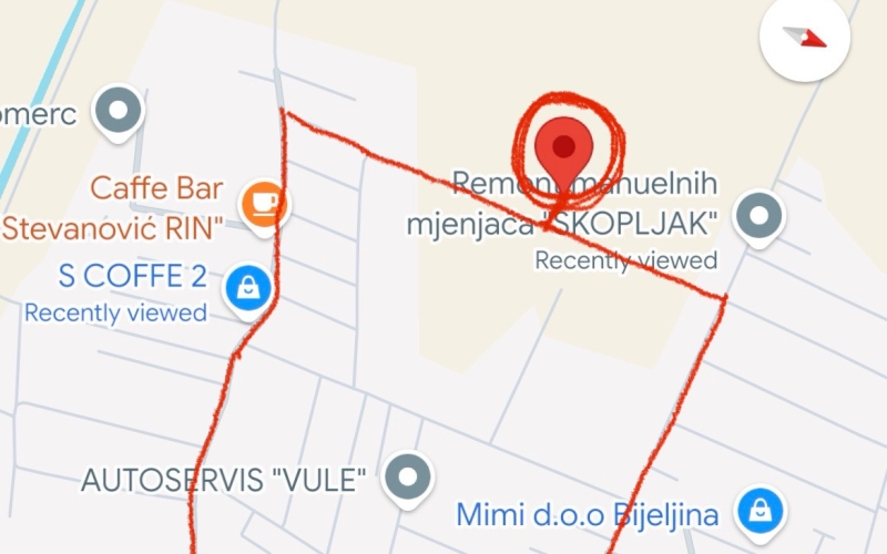 Plac na prodaji Pučile 617m2 1/1