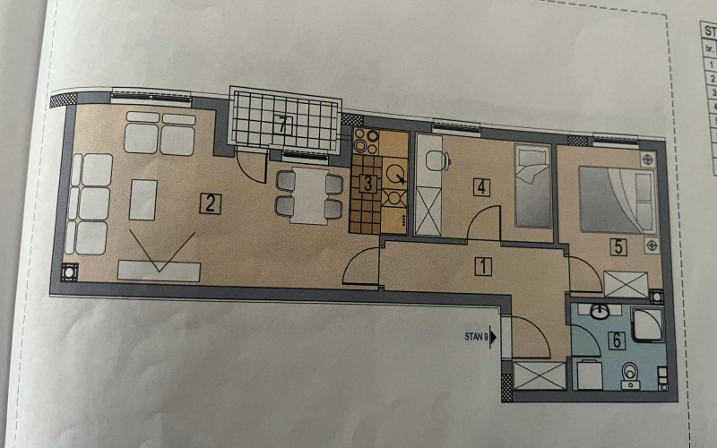 Na prodaju nov trosoban stan 51m2 u BN