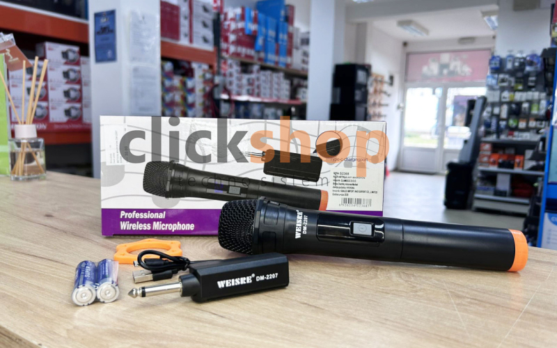 Bezicni univerzalni mikrofon Weisre DM-2207