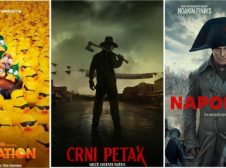Projekcije filmova: Pačija posla, Crni petak i Napoleon