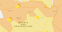 Upaljen narandžasti meteoalarm