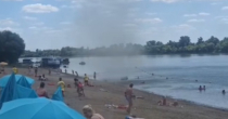 Mini tornado na plaži u Sremskoj Mitrovici izazvao paniku (VIDEO)