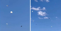 Nevjerovatan snimak iz Podgorice: Suncobrani letjeli usred sunčanog dana