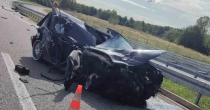 Detalji nesreće na auto-putu: „Audi“ se sudario s kamionom, vozač u bolnici