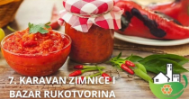 Karavan zimnice i bazar rukotvorina na Zelenoj pijaci u Bijeljini