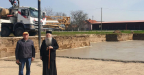 Mitropolit Fotije posjetio gradilište Hrama Svetog Save u Bijeljini