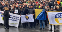 Protest zaposlenih u institucijama BiH