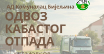 Organizovan odvoz kabastog otpada u Bijeljini od 15. do 30. aprila