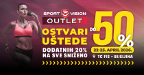 Fantastične uštede uz dvostruko sniženje – SPORT VISION OUTLET Bijeljina