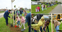 Park predškolstva i prijateljstva – Sadnjom drveća obilježen Dan planete Zemlje u Bijeljini FOTO