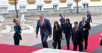 Karan, Stevandić i Dodik na prijemu kod putina