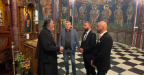 Nešković i Kojadinović u posjeti hramu u Ljubljani:  Pravoslavna vjera vijekovima čuva i okuplja srpski narod