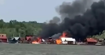Šest splavova nestalo u požaru na Adi Ciganliji