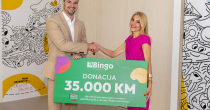Bingo Group donirao 35.000 KM za unapređenje uslova u Dnevnom centru Udruženja „Dajte nam šansu“