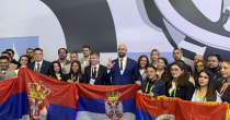 Srpske zastave u Rusiji: Mladi iz Srbije i Srpske obilježili Dan srpskog jedinstva