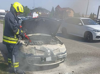Gorio automobil u Banjaluci