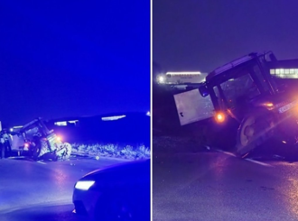 Udes na obilaznici kod Bijeljine, traktor prepolovljen usljed sudara