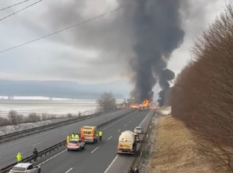Slovenija: Cisterna eksplodirala nakon udesa, zatvoren auto-put ka Ljubljani