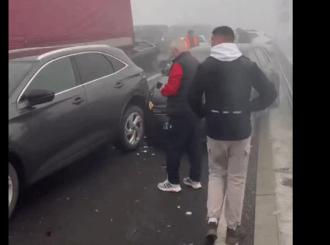 Srbija: Lančani sudar na auto-putu ima povrijeđenih (VIDEO)